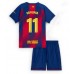 Barcelona Raphinha Belloli #11 Barnkläder Hemma matchtröja till baby 2025-26 Kortärmad (+ Korta byxor) Billigt